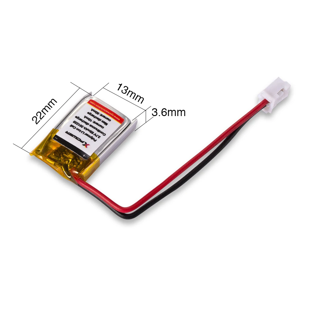 3.7v 50mah Ultra Thin Lithium Ion Polymer Battery For Smart Spectacles