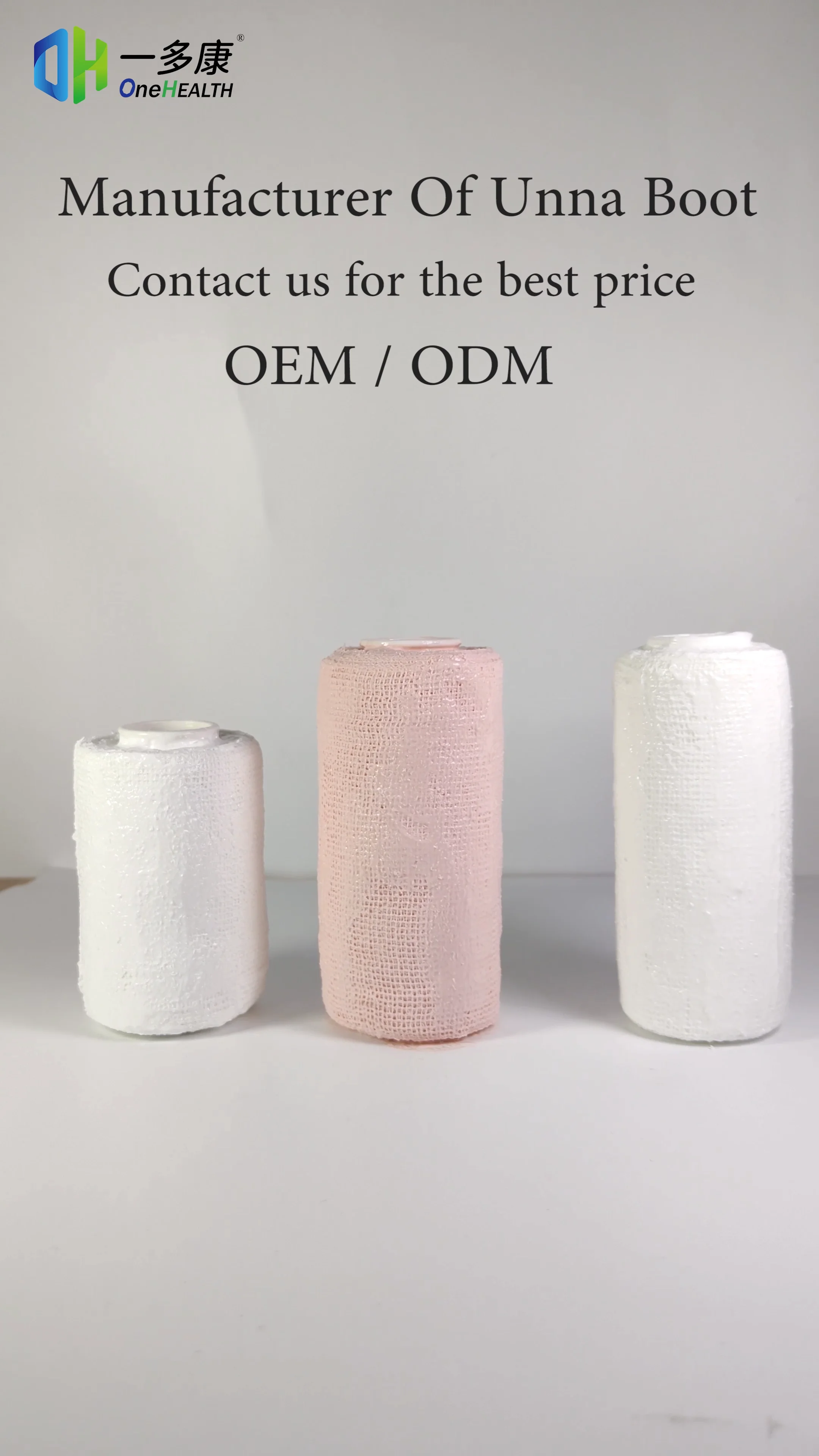 Unna Boot Bandage Leg Compression Wrap With Zinc Oxide And Calamine