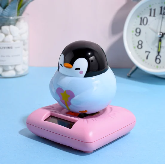Новинка, 8 видов игрушек на солнечной батарее, танцующий Пингвин для приборной панели автомобиля