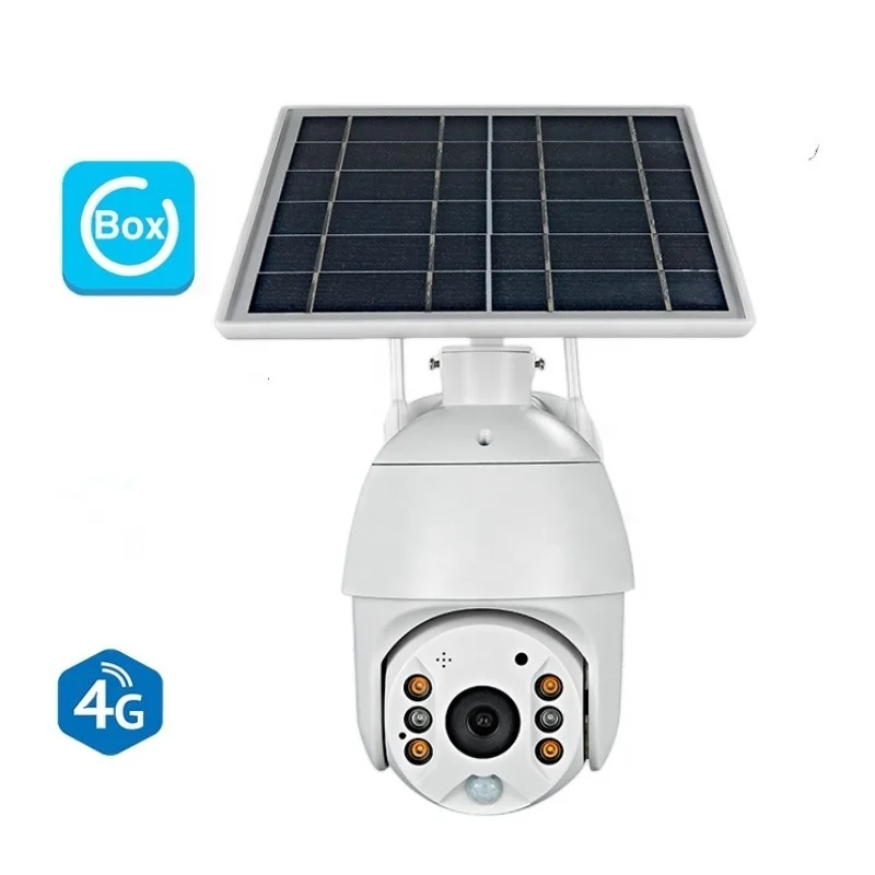 UBOX  Low Power Solar Camera Solar Powered WIFI Security Camera 4 G Solar Camera