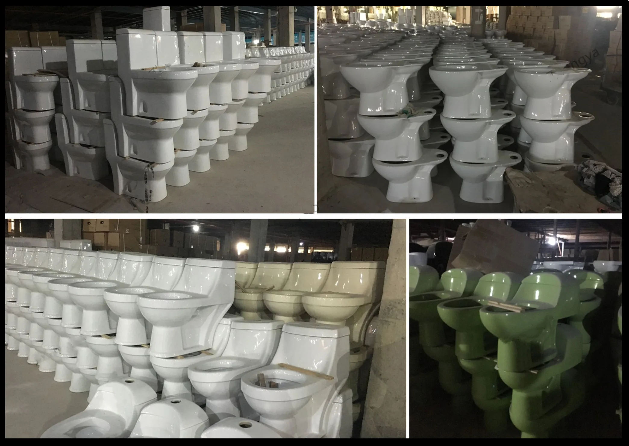 Luxury Square Ceramic Colorful Toilet Matt/shiny Black Ceramic S Trap/p ...