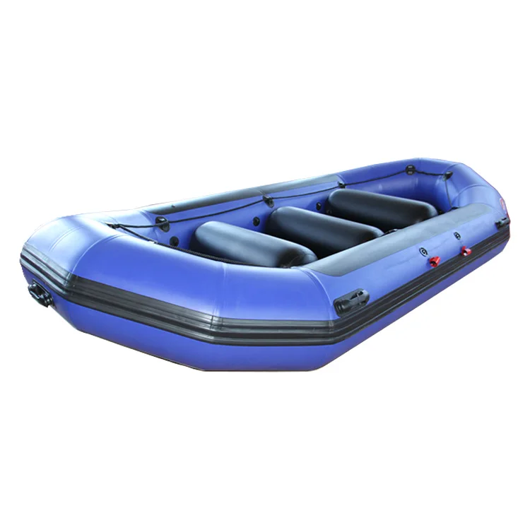 Hypalon/pvc material inflatable rafting boat whitewater river rafting boat 380 400 430