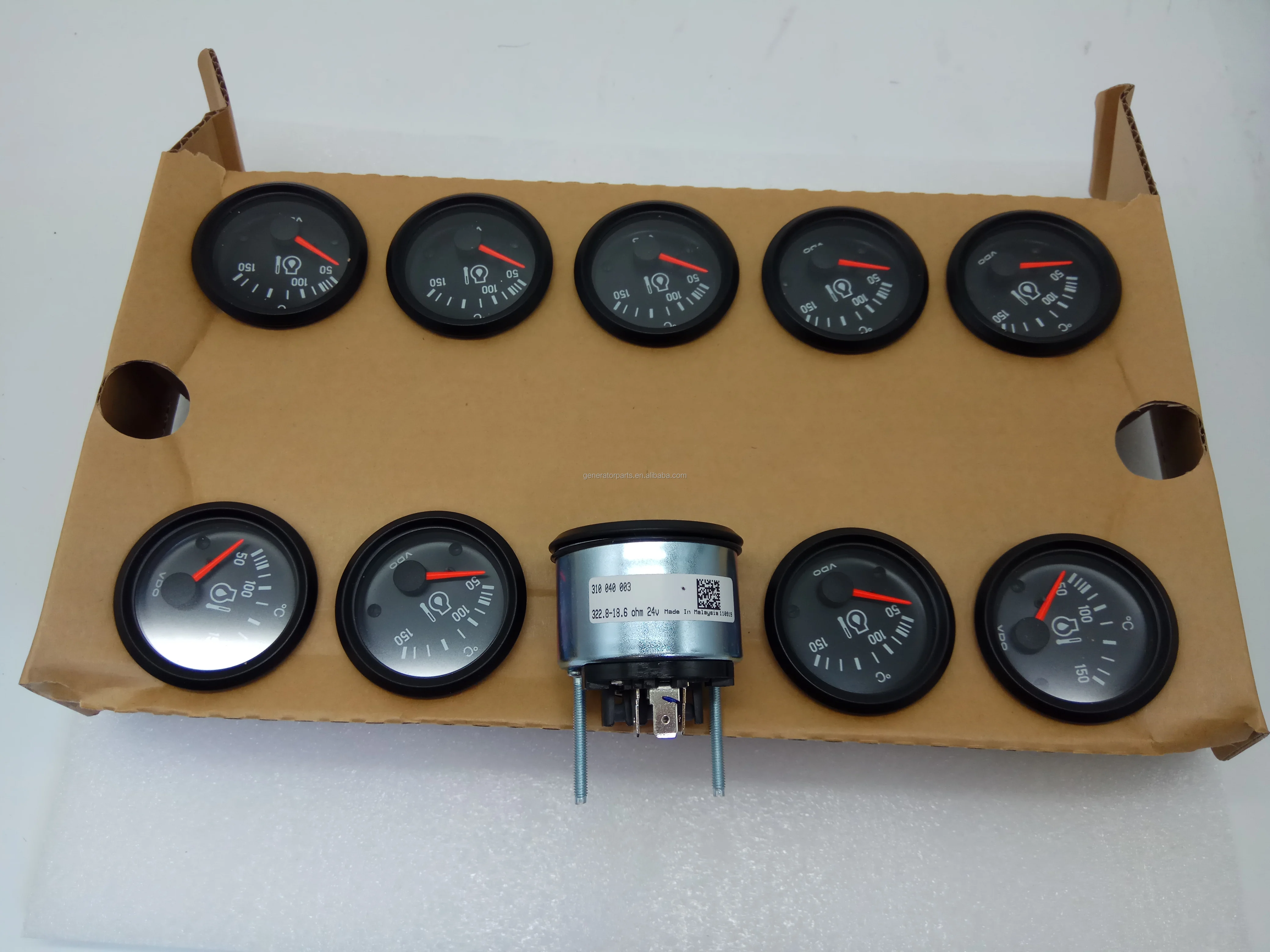 Autometer ATM5747 Phantom 2-1/16 Oil Temperature Gauge w/ Air Core