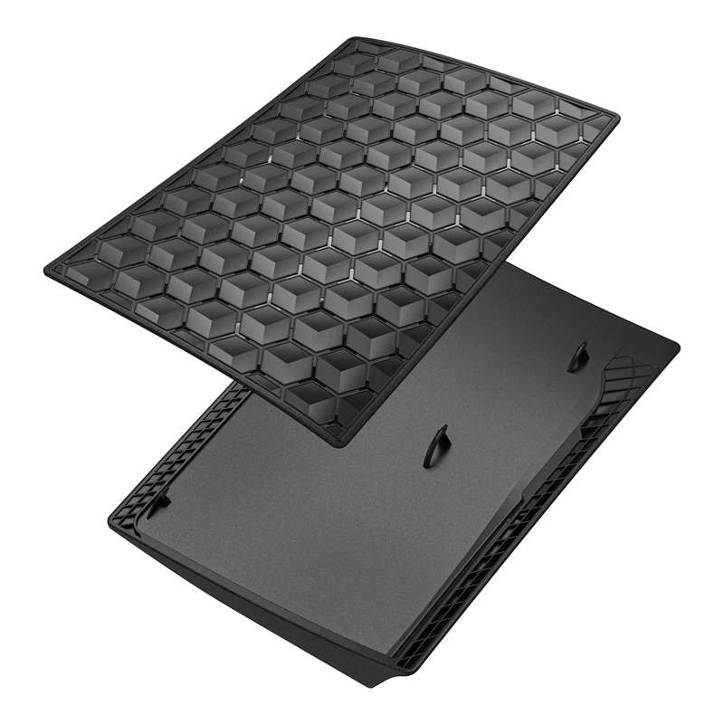 PS5 Faceplate Honeycomb Pattern Deluxe Replacement Case Side Face Plate Shell PS5 Console Cover for Playstation 5 Disc Edition