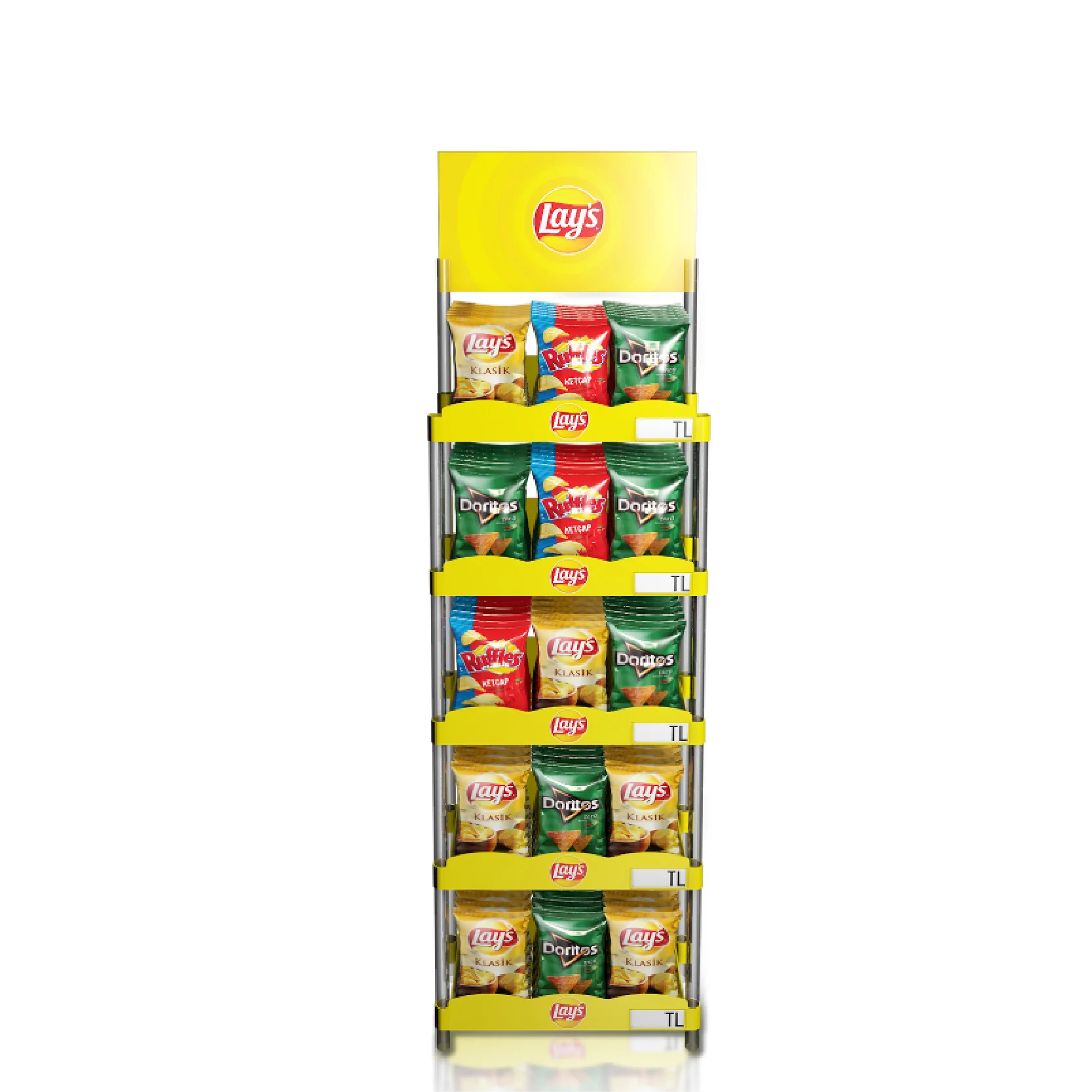 Supermarket Shelves Snack Food Display Stand Retail Store Pvc Plsstic