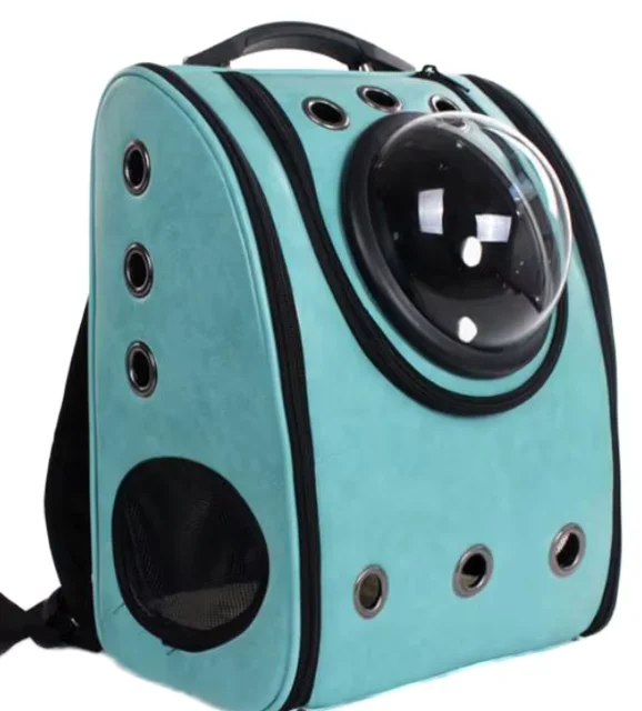 2025 New Cat Pet Backpack Breathable Pet Carrier for Small Animals Portable Space Capsule Design