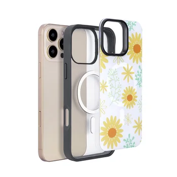Customizable Logo UV Printing Sublimation Magnetic Detachable PC Back Cover Waterproof Shockproof TPU Phone Case 17Max Pro Max
