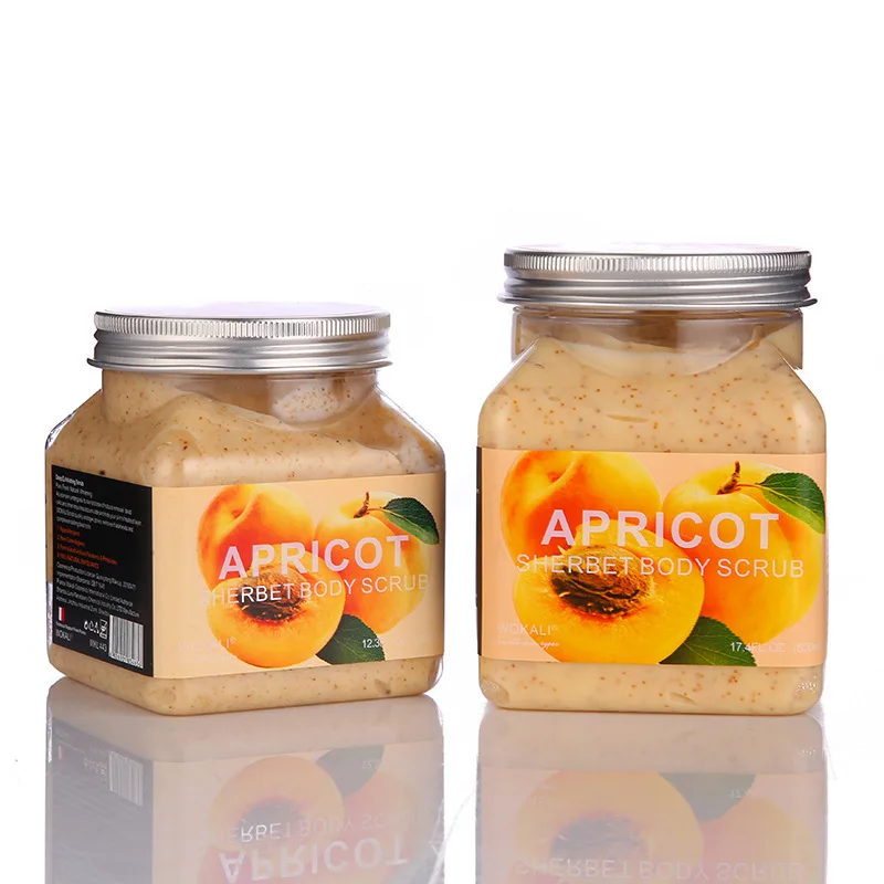 Wokali Natural Fruit Extract Sherbet Body Scrub Private Label