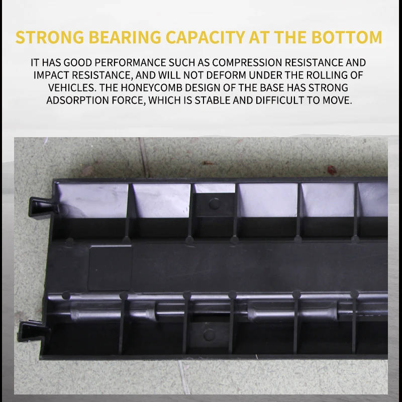 1 Channels Black Plastic Cable Trunking Cable Protector  Cable Tray