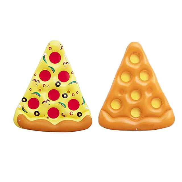 Pizza Pool Float Raft Outdoor Swimming Pool Inflatable Float Toys on ...