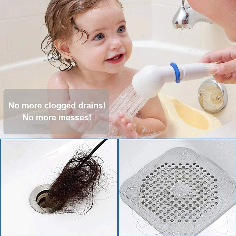 Hair Catcher Durable TPR Hair Stopper Shower Drain Covers Easy to Install  and Clean Suit for Bathroom Bathtub and Kitchen - China Hair Catcher and Hair  Drain price