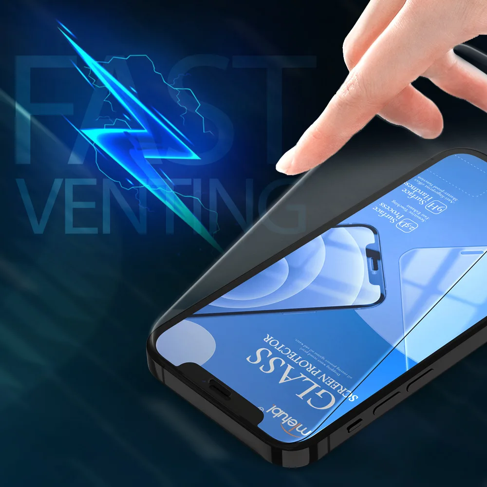 For Iphone 14 13 12 Pro Max Screen Protector Tempered Glass 0.3mm 2.5d