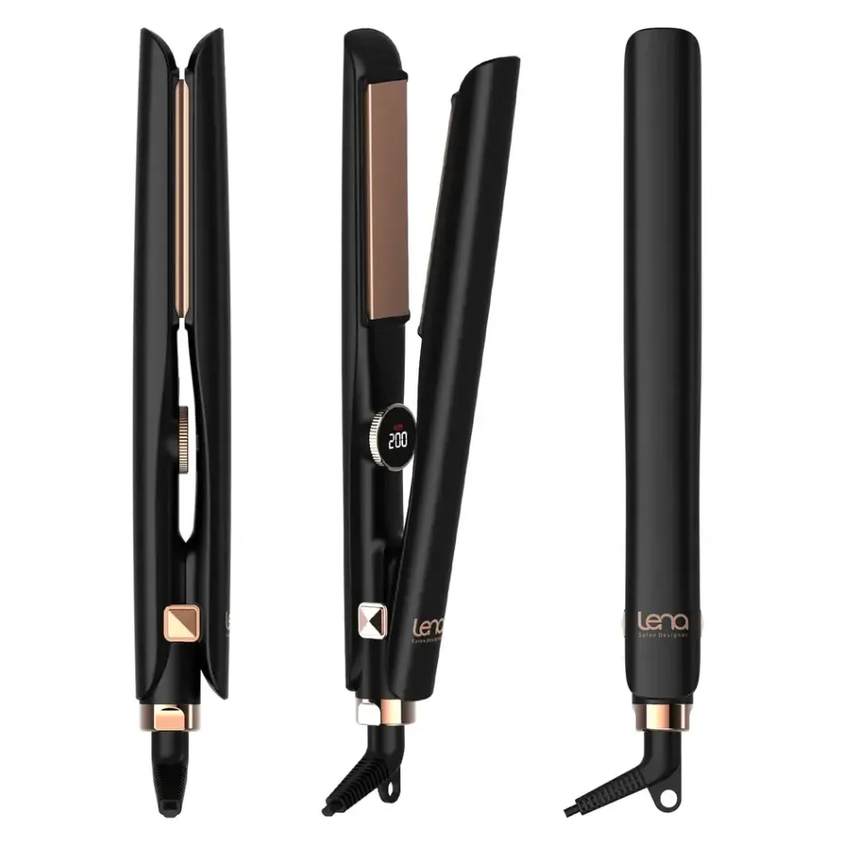 Lena Patented Design 450F Floating Plate Professional Ceramic Flat Iron