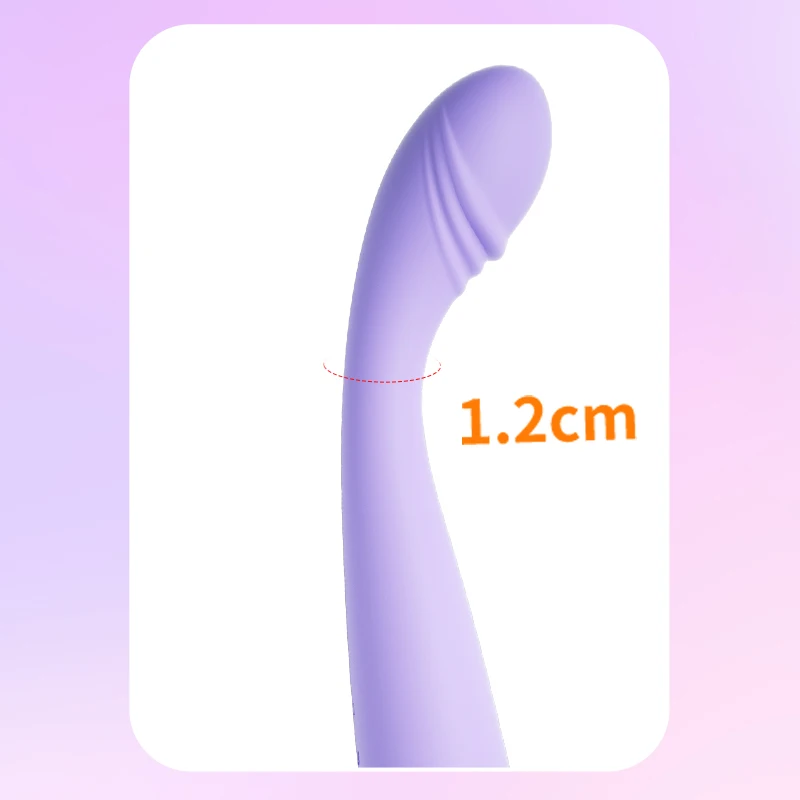 Amoura G-spot vibrator front and side view