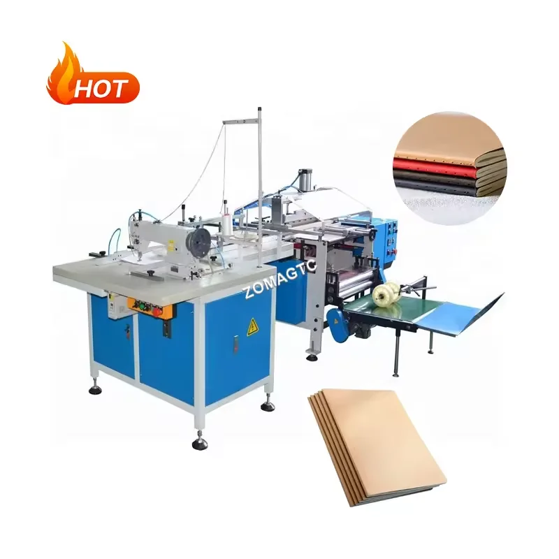 Fully Automatic Exercise Book Making Machine Notebook Folding and Sewing Machine Thread Note Book Sewing Making Machine