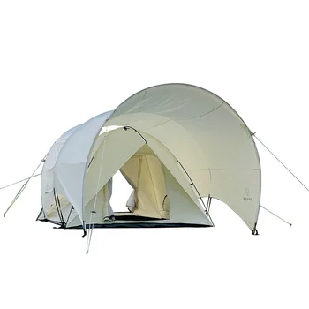 Windproof and Rainproof Large Space Canopy Tent 2-in-1 Suitable for Three to Four People