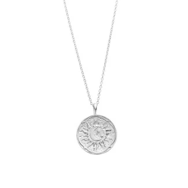 ⑥Etoile Coin Necklace【＃Casual】 （Silver） Astrape Coin Necklace Silver | Sterling Silver & Gold