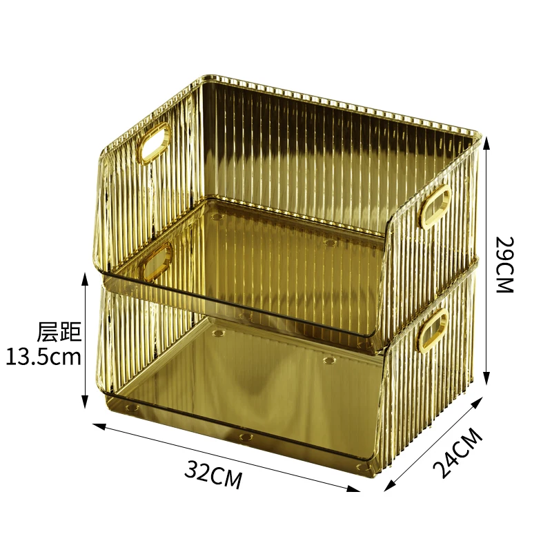 Plastic Desktop Storage Box File Box Target Storage Drawers French