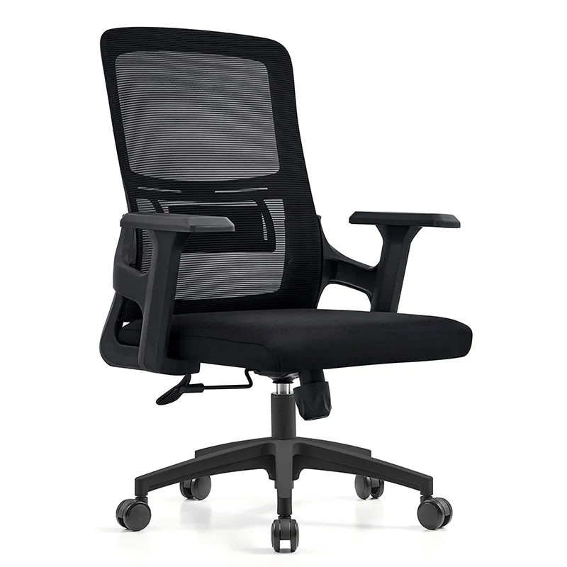 Ergonomic Mesh Adjustable Modern Computer Office Swivel Luxury with Lumbar Support Arm Rest Nylon Chairs Furniture Set Wholesale