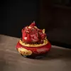 Jubao golden toad-small size-vermilion