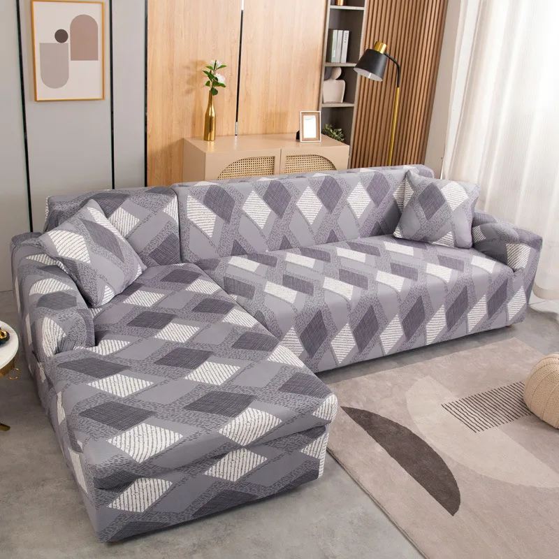 Cheap L Shape Stretch Sofa Covers Elastic Recliner Sofa Slipcover I