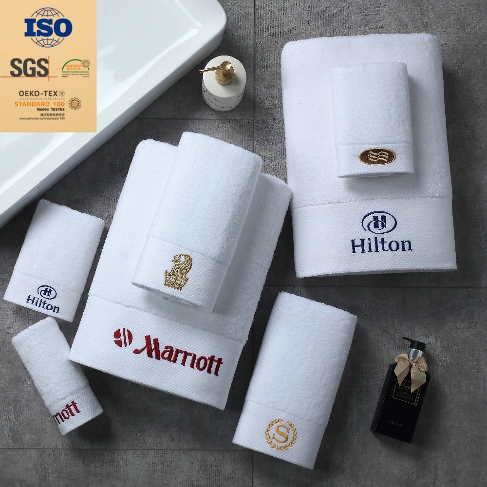 Hotelier Fashion Easy Dry High Quality Bath Face Towels 100 Cotton