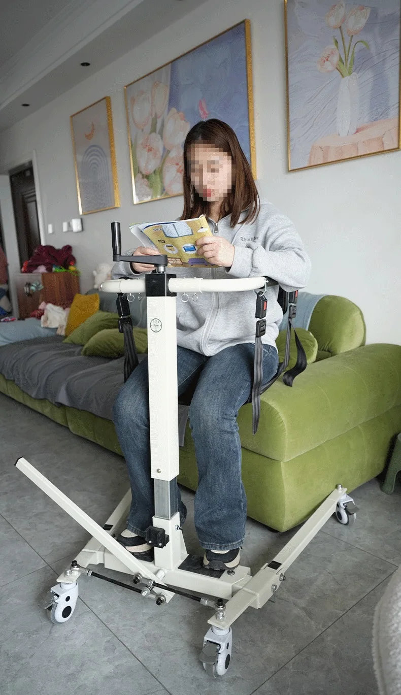 Manual Legs Can Be Opened Transfer Wheelchair Lift Chair  Manual Lift Chair convenient to bathroom for Disabled elderly- BZ-L22