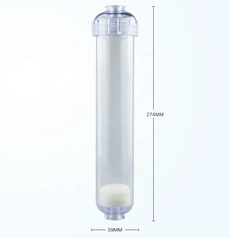 10-Inch Clear Cartridge Water Filter Housing with Carbon Block for Improved Water Purification Water Filter Housing