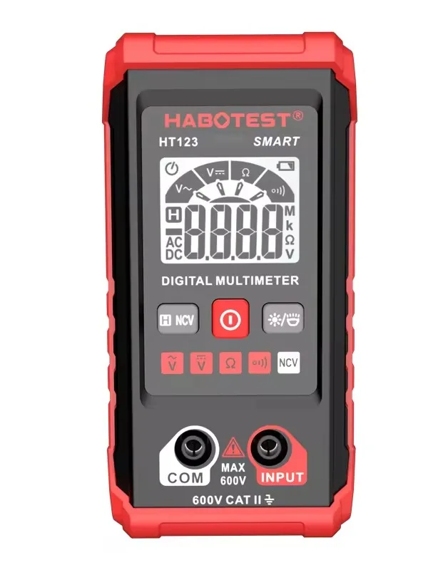 HT123 Digital Multimeter - Automatic Digital Multimeter - Smart Measurement - Electrical Tester Voltmeter Multimeter - Auto-Ranging Voltmeter Non-Contact Voltage Tester - Foto 4