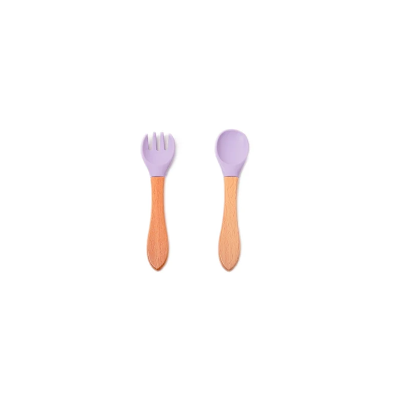 Baby Gift Set Toddler Baby Bibs Spoon Fork Bowls Wholesale Silicone Divided Baby Feeding Suction Plate BPA Free Dinnerware Set