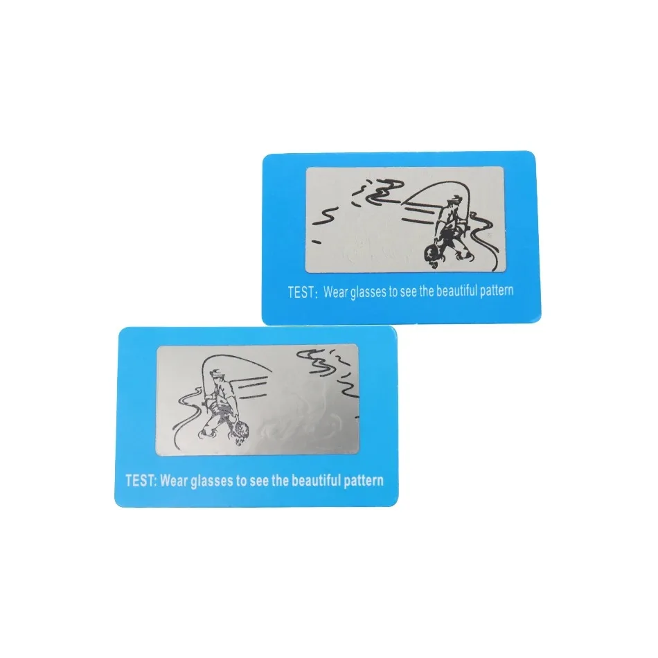 Cheap 10pcs/lot Glasses to Check Polarized Test Card Help You to Check You Sunglasses Polarized for Testing Polarizing Lens