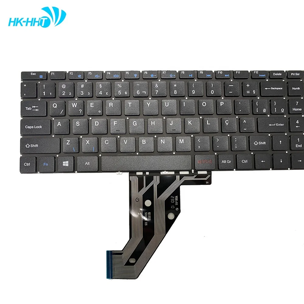HK-HHT black Brasil Português PT-BR black notebook teclado