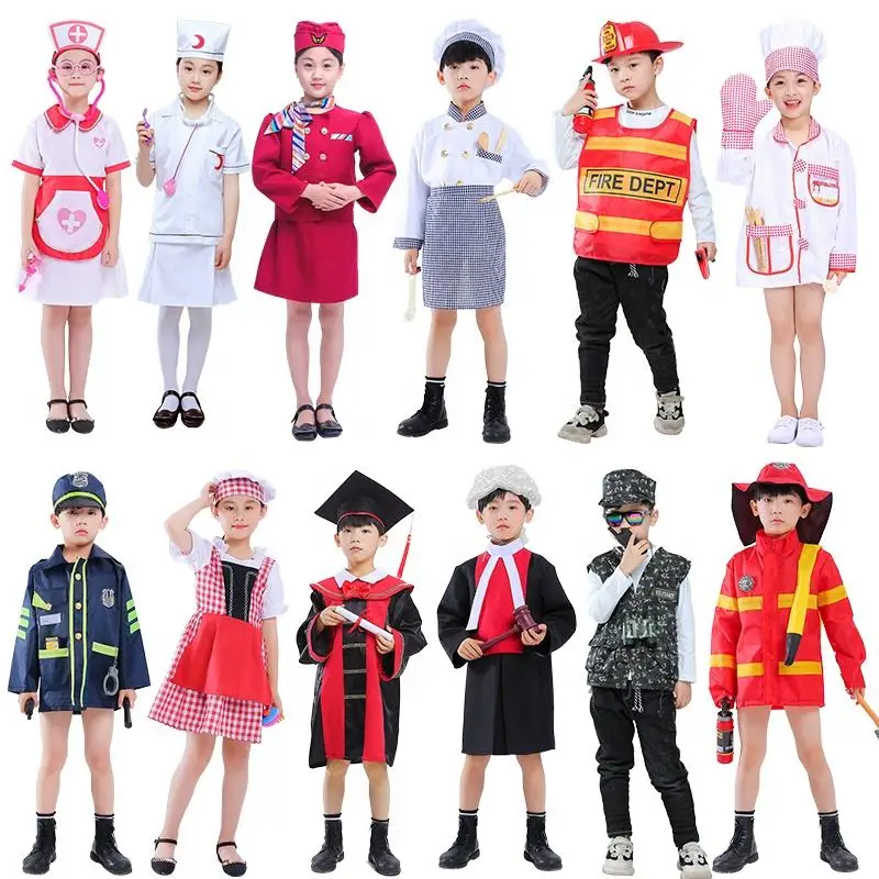 4 Community Helper dresses for Fancy dress competitions. Explained full  with Live Demo - YouTube