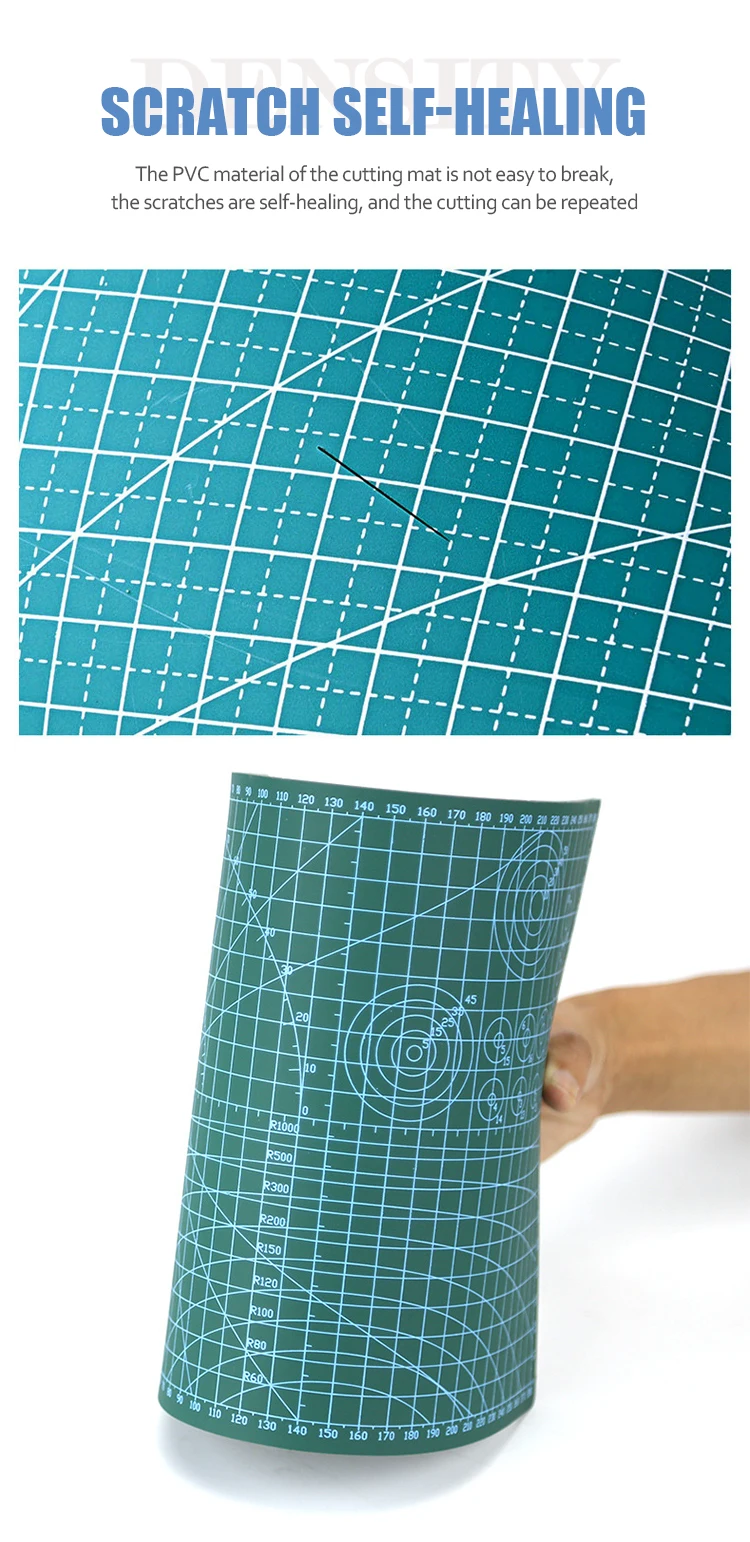 Double Sided Sticky Craft Accessories Mat Sewing Blue Cutting Mat A2 A3