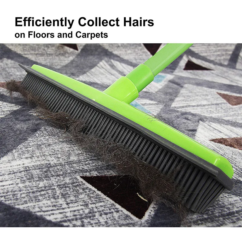 Telescopic Rubber Pet Hair Remove Broom Designer Dog Brush