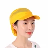 Yellow (Double-top cloth half-mesh hair wrap