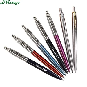 Best-Selling Parker Pen 1.0mm Writing Width Metal Ballpoint Pen Custom Logo Fine Gift Novelty Sports Body Type Factory Wholesale