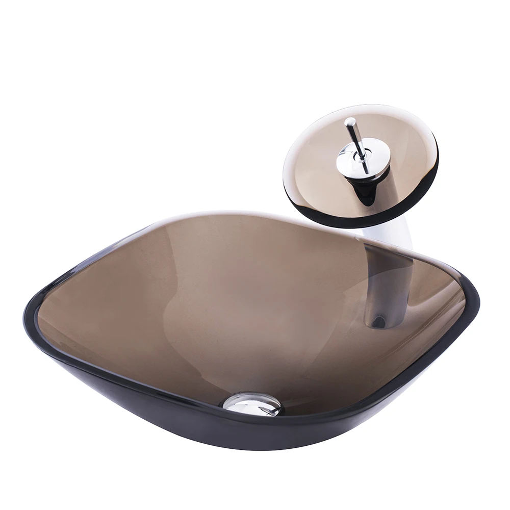 Transparent Bathroom Vanity Top Basin Tempered Glass Buy Vanity Top Basin