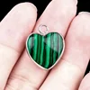 Malachite (Synthetic) Single Pendant (Silver)