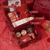 Confezione regalo a doppio strato in velluto rosso[C2Style]