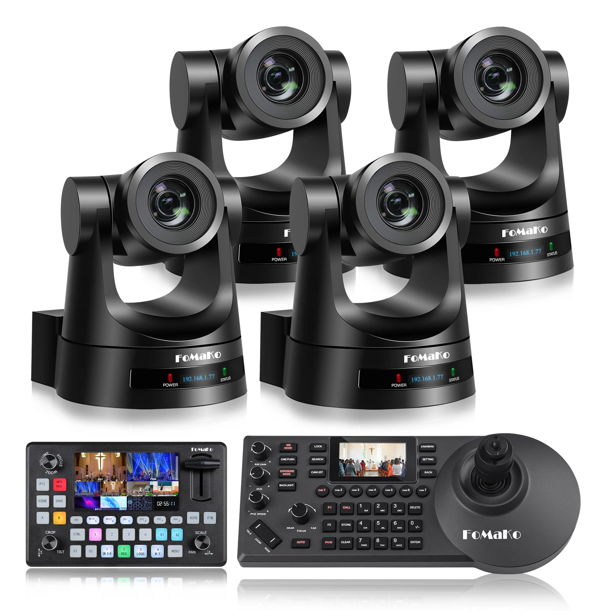 Bh630 30x Optical Zoom Ptz Camera Set With Joystick Controller