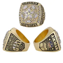 Custom NFL 1995 Dallas Cowboys Championship Ring NFL Eco-friendly Alloy Men's Ring Wholesale Custom Wooden Box