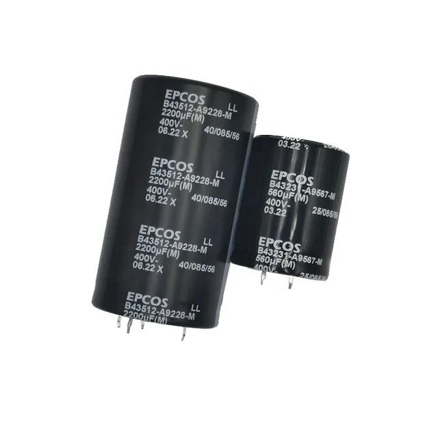 EPCOS aluminum electrolytic capacitor B43512A9228M B43522 2200uF 400V
