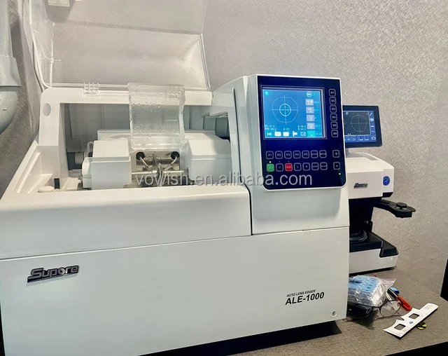 2025 Optical Lens Edging Machine Auto 2D Patternless Auto Lens Edger ALE-1000+ST-1200