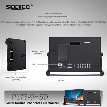 SEETEC P173-9HSD Customizable Multi-Camera Broadcast Monitor 3G-SDI Input Bulk Order Professional Broadcast Monitor detail image