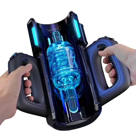 Leten THRUSTING-PRO 12cm Thrusting High Speed Male Masturbator Machine  Automatic Telescopic Vagina Masturbation Sex Toy for Men
