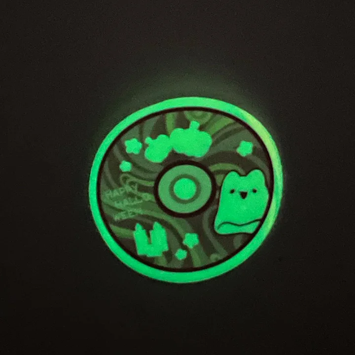 VOGRACE 2024 Glowing Fluorescence Stickers Custom Cute Glowing Keyboard Stickers for Kids