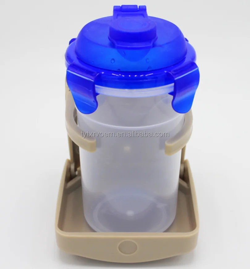 Grey Universal Adjustable Folding Cup Holder Coffee Drink Bottle Stand