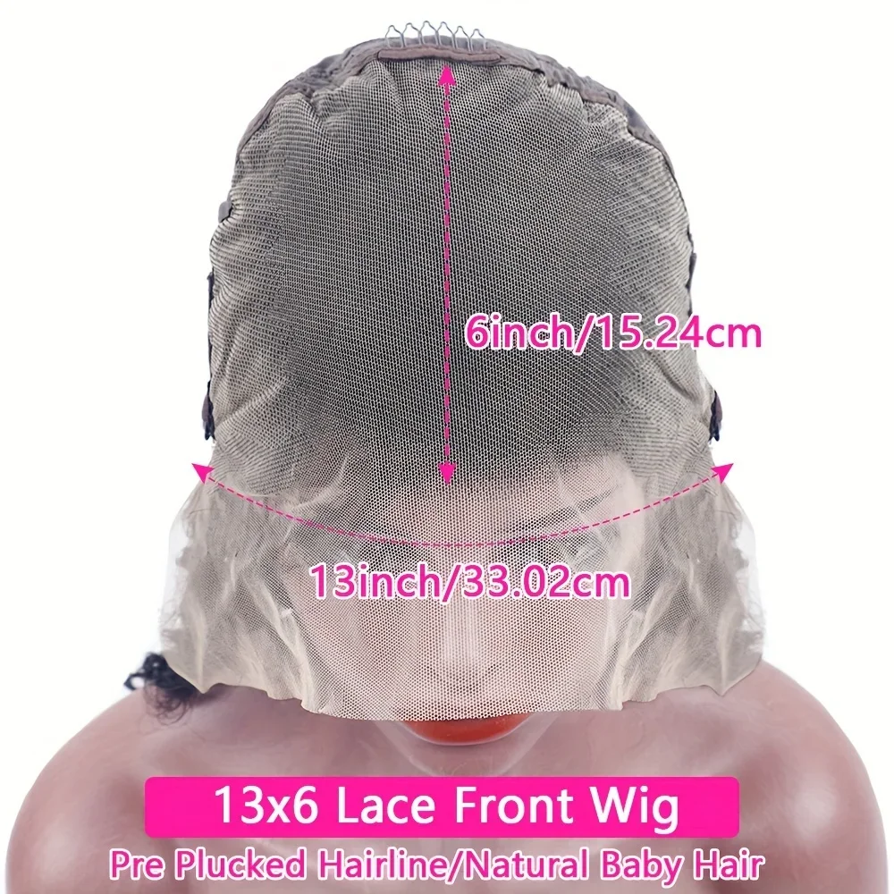 Echt-haar Lace Front Perücke Bone Straight Vorgezupft 200 Prozent_voghion.com