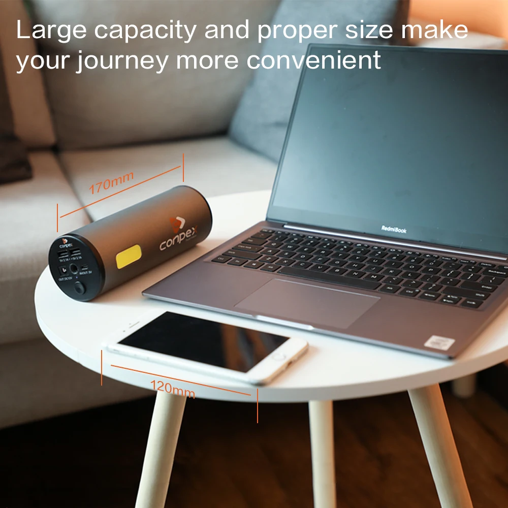 Conpex Mobile Powerbank 31200Mah  Power Bank Fast Charge With Led Light Power Banks 15600Mah Fast Charging Power Bank
